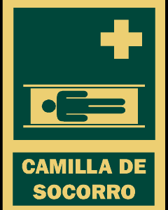 Camilla de socorro. EV06A3