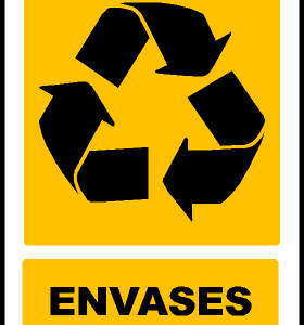 Señal de reciclaje envases. REC04