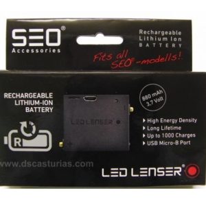 Batería recargable para LED LENSER SEO.7784