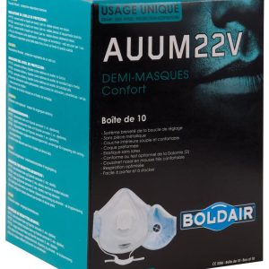 Mascarilla filtrante contra partículas.AUUM22V