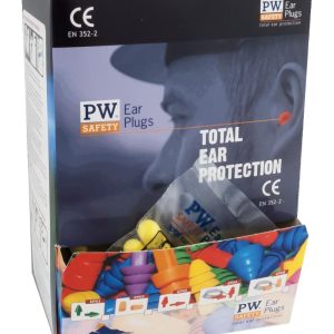 Protector auditivo Portwest con cordon.Caja 50 pares.EP04