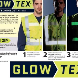 Chaleco velcro Glowtex Executive Portwest®.G470