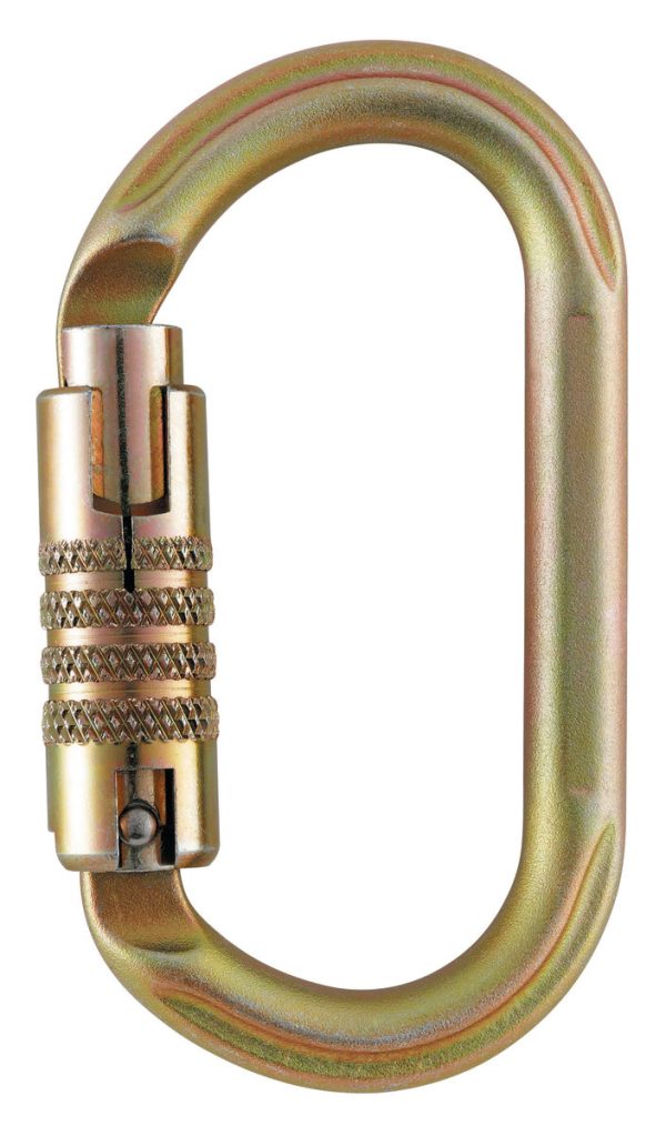 Mosquetón  acero oval OXAN TRIACT-LOCK Ø 19 mm.M72TL