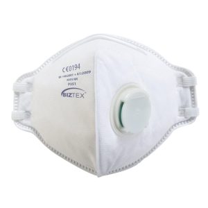 Mascarilla filtrante válvula plegable FFP3 (caja 20 uds).P351