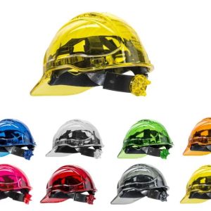 Casco de protección Portwest Peak View Plus® ventilado ruleta.PV60