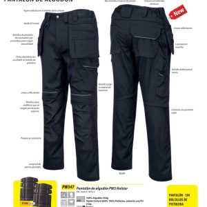 Pantalón de trabajo algodón Holster PW3® Portwest.PW347