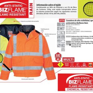 Cazadora alta visibilidad Portwest Modaflame Multi Norm®.S773