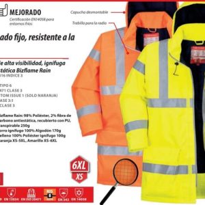 Parka alta visibilidad Portwest Modaflame Multi Norm®.S778