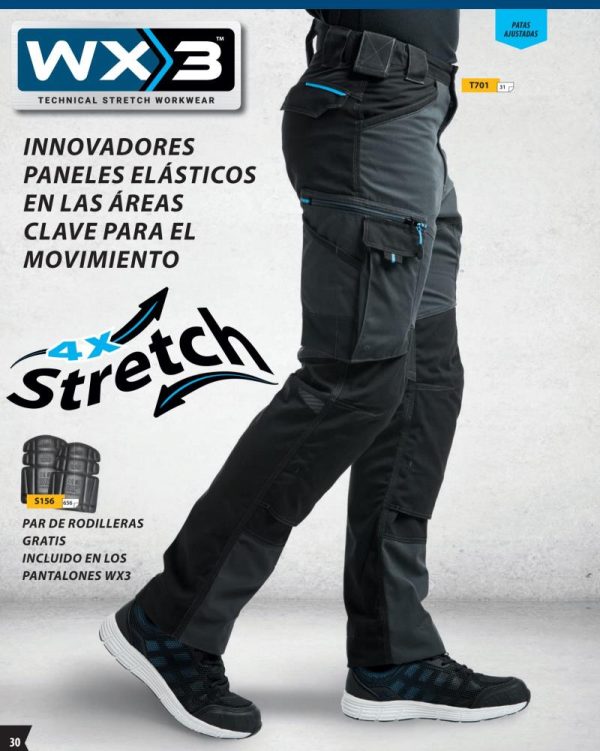 Pantalón canvas stretch WX3® Portwest.T701