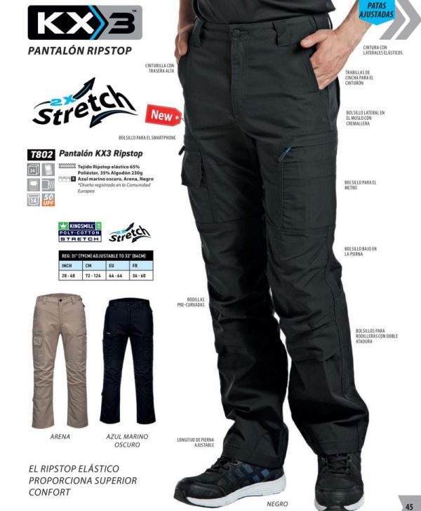 Pantalón Ripstop KX3® Portwest.T802