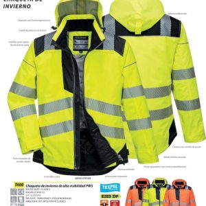 Chaqueta invierno alta visibilidad PW3® Portwest.T400